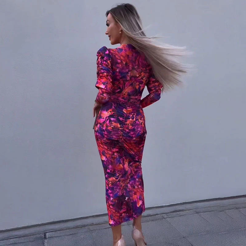 Eugenia® | Long-Sleeved Maxi Dress - Image 5