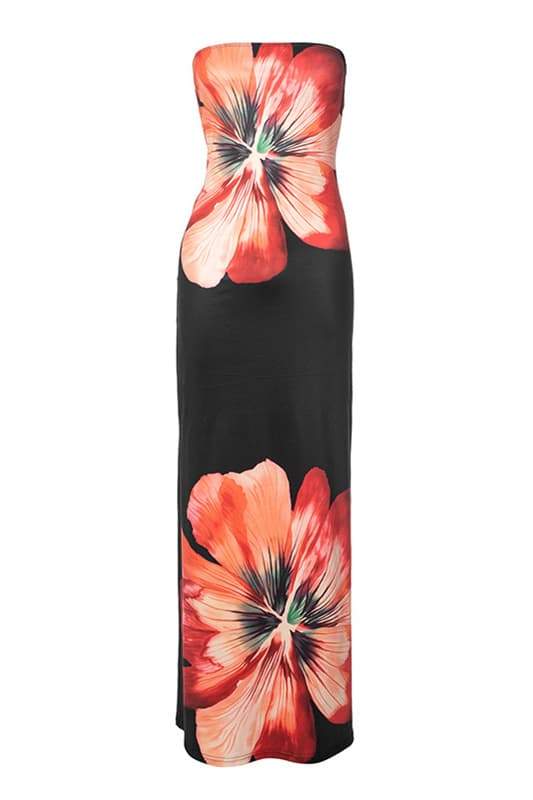 Eugenia® | Strapless Maxi Dress With Flower Print - Image 7