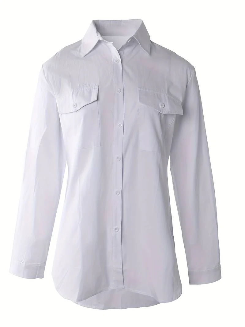 Eugenia® | White Button-Down Shirt - Image 10