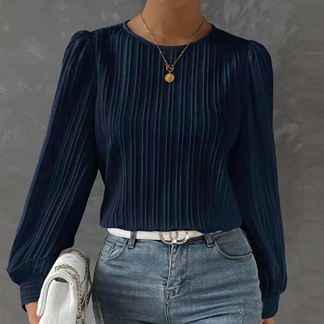 Eugenia® | Women's pleated blouse - Image 6