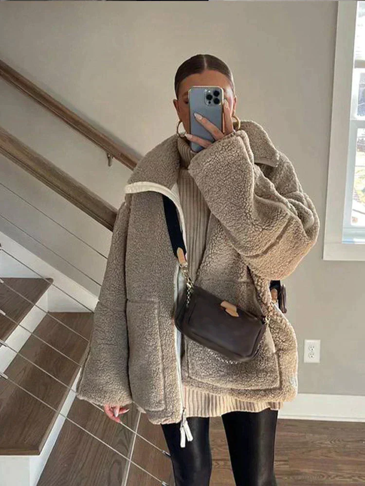 Eva | Cozy cotton teddy jacket - Image 2