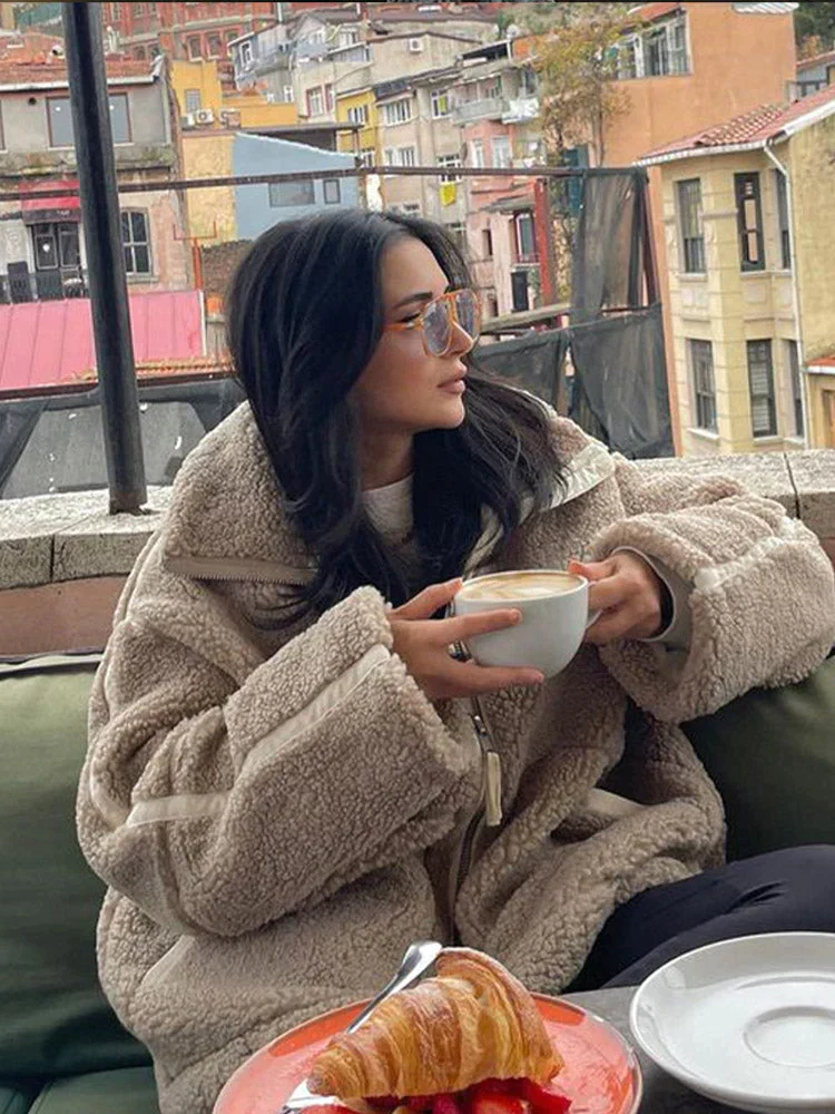 Eva | Cozy cotton teddy jacket - Image 3