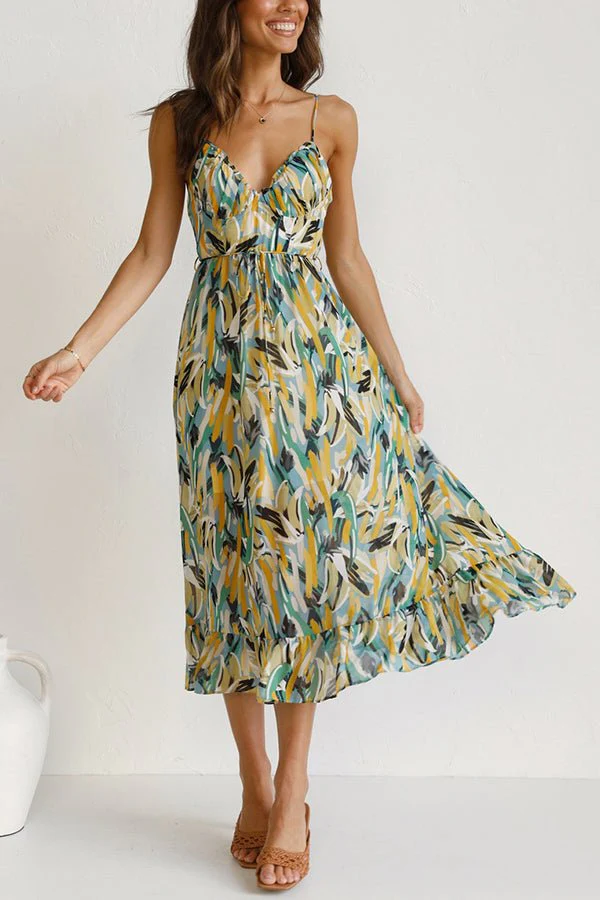 Eva® | Elegant Colored Dress With V-Neck - Image 10