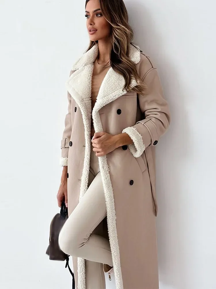 Eva | Elegant long winter coat for women. - Image 8