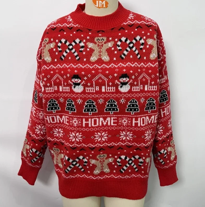 Eva | Ugly Christmas sweater with a snowman motif - Image 2
