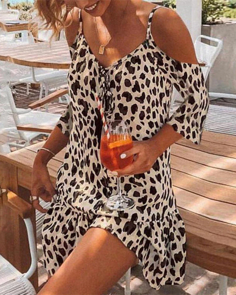 Fabiana® | Leopard Print Dress Summer Elegance With A Wild Touch - Image 4