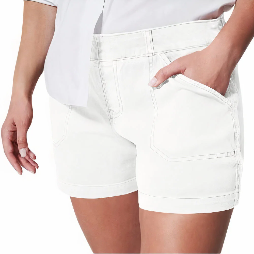 Fabiana® | Pull-On Stretch Denim Shorts - Image 10