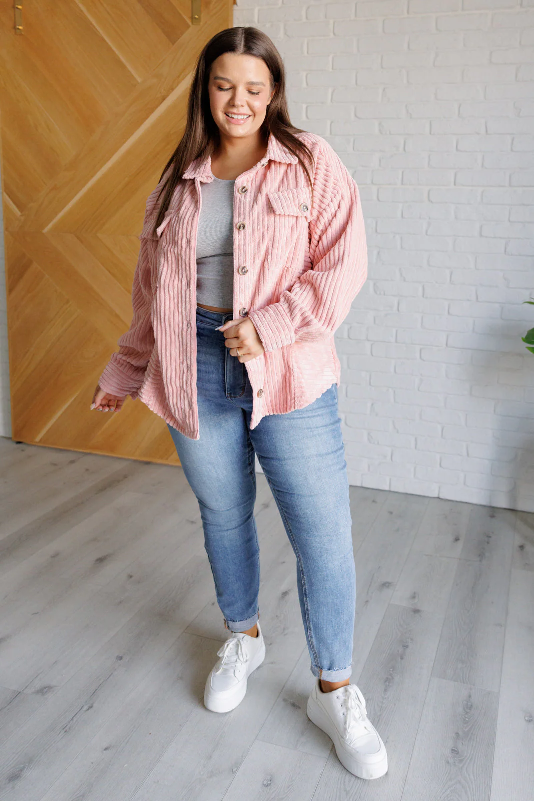 Fabiana | The sharpest tool in the Shed Ribbed Knit Shacket - Image 3