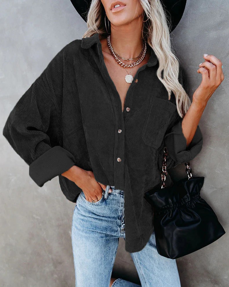 Fabiana® | Women's shirt with vintage collar and button placket - Image 11