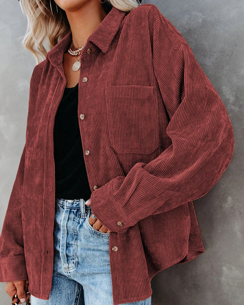 Fabiana® | Women's shirt with vintage collar and button placket - Image 2