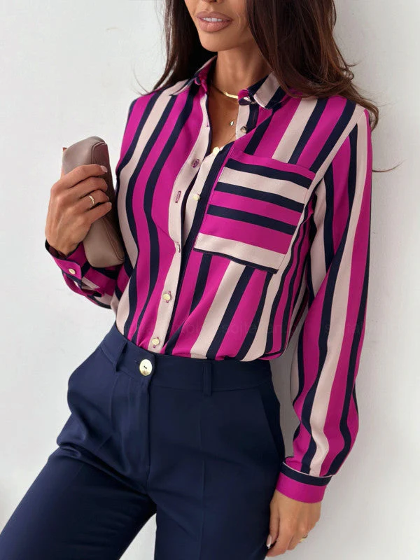 Fabiola® | Blouse Tidy Women'S Blouse With Satin Print - Image 13