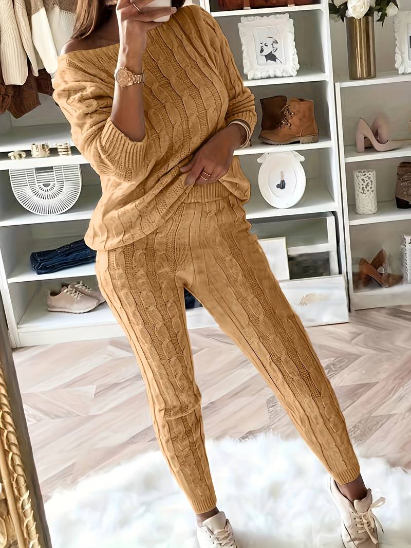 Fabiola | Elegant two-piece sweater set - Image 3