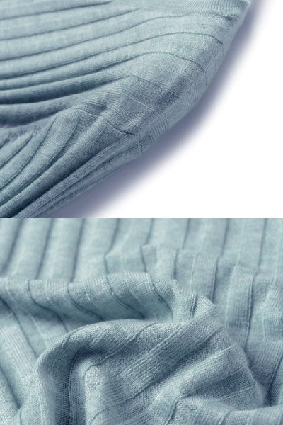 Fabiola | Layered ribbed cardigan with a crew neck - Image 9