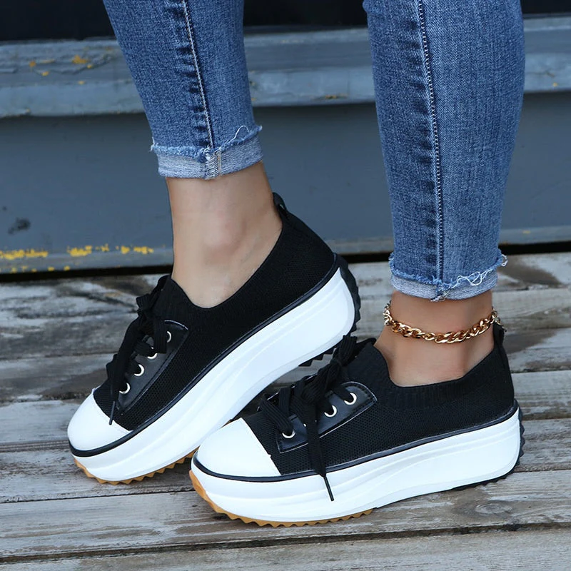 Fabiola® | Low-Heeled Platform Sneakers - Image 6