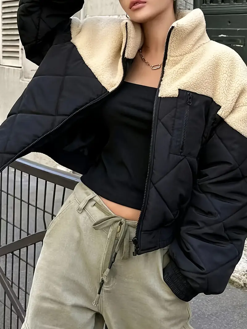 Fabiola | Softly padded jacket with zip - Image 2