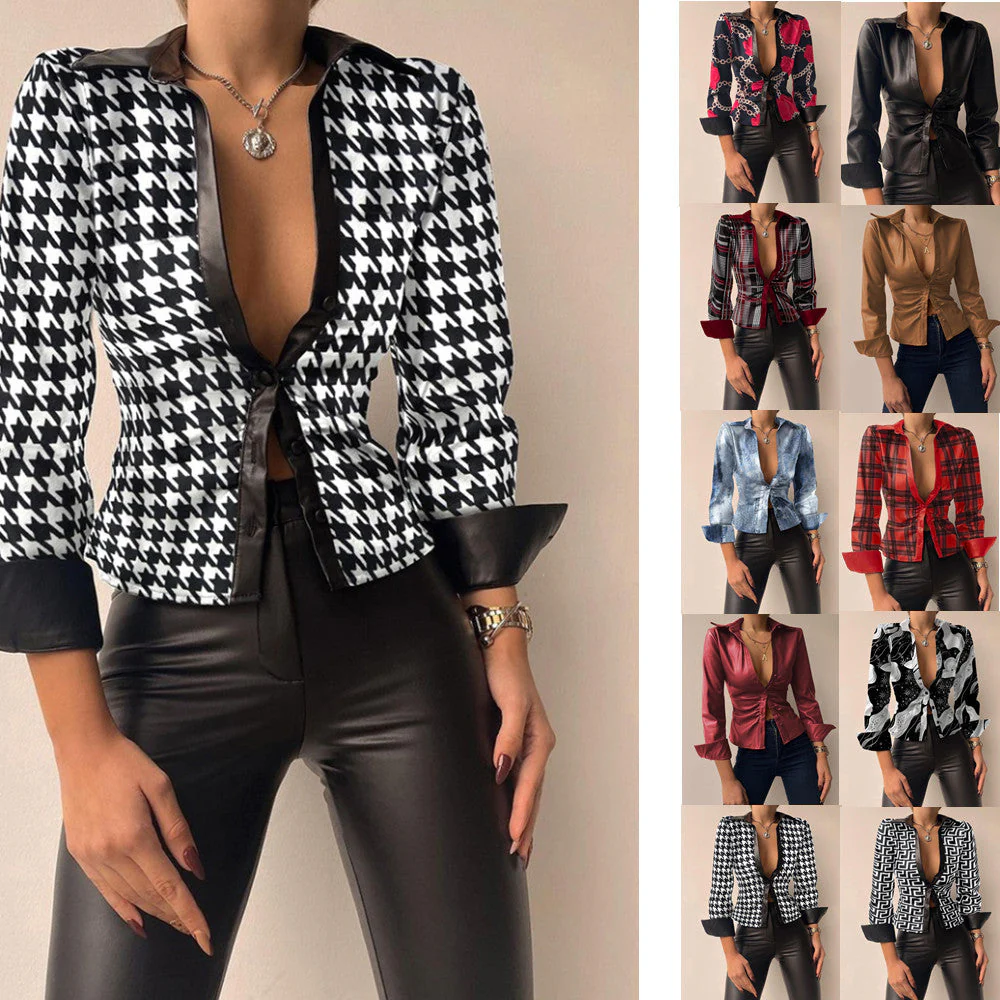 Fabiola® | Women'S Blouse With Floral Chain Pattern And Modern Cut - Image 2