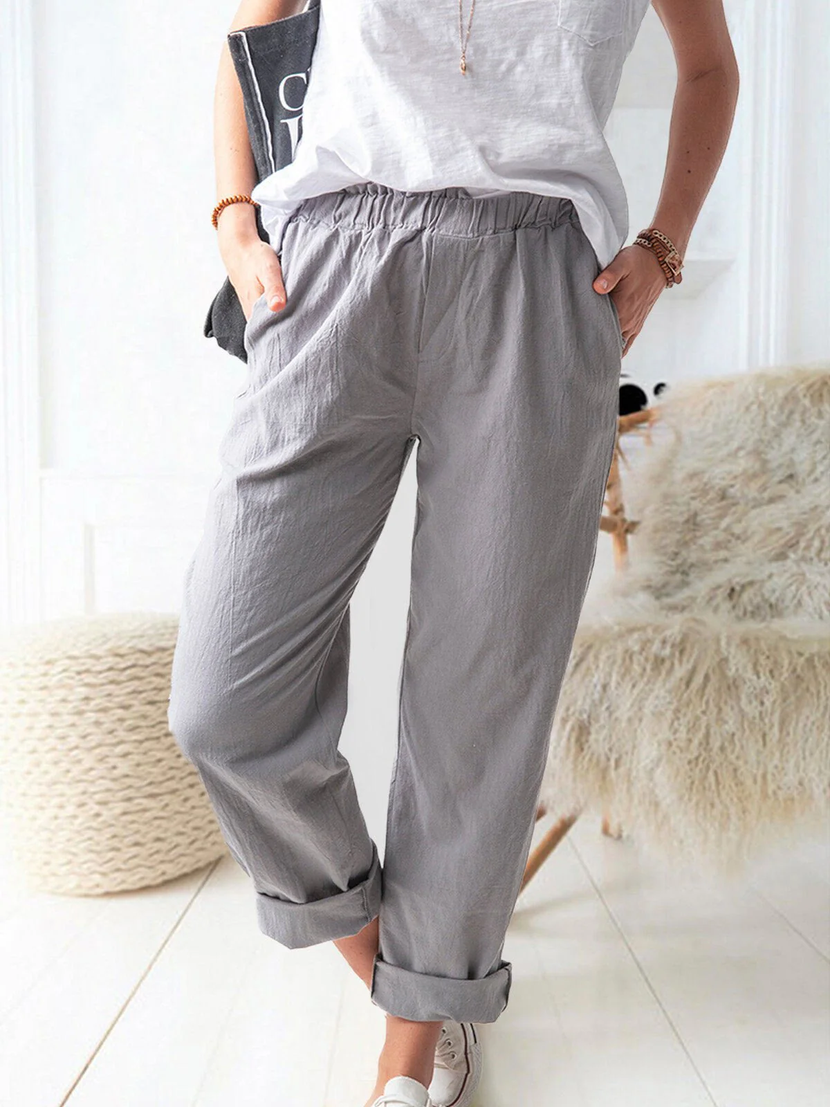 Fátima® | Linen Trousers For Women In A Relaxed Fit - Image 4