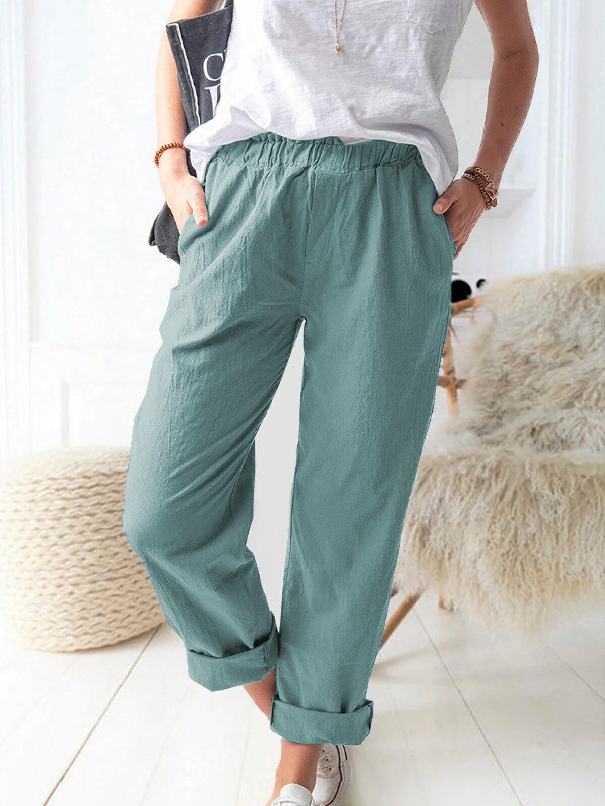 Fátima® | Linen Trousers For Women In A Relaxed Fit - Image 7