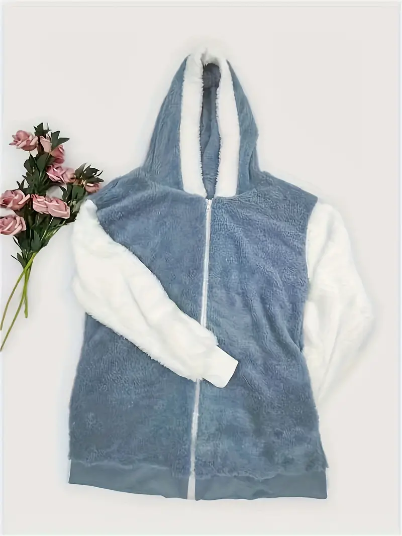 Fatima | Plush hooded cardigan - Image 3