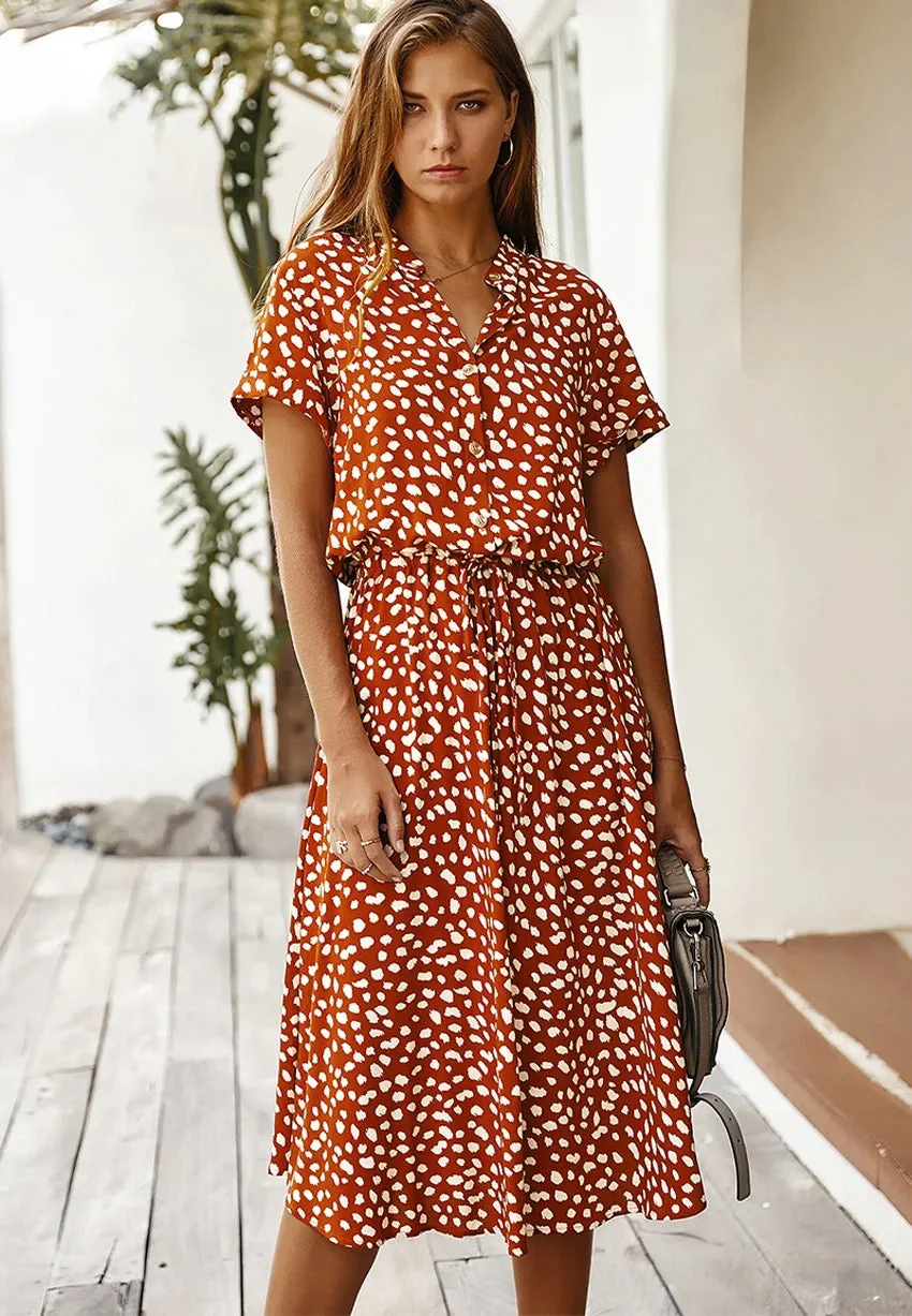 Federica® | Midi Dress With Short Sleeves - Image 5