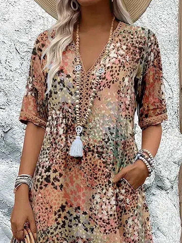 Felicia® | Elegant women's maxi dress floral pattern - Image 6