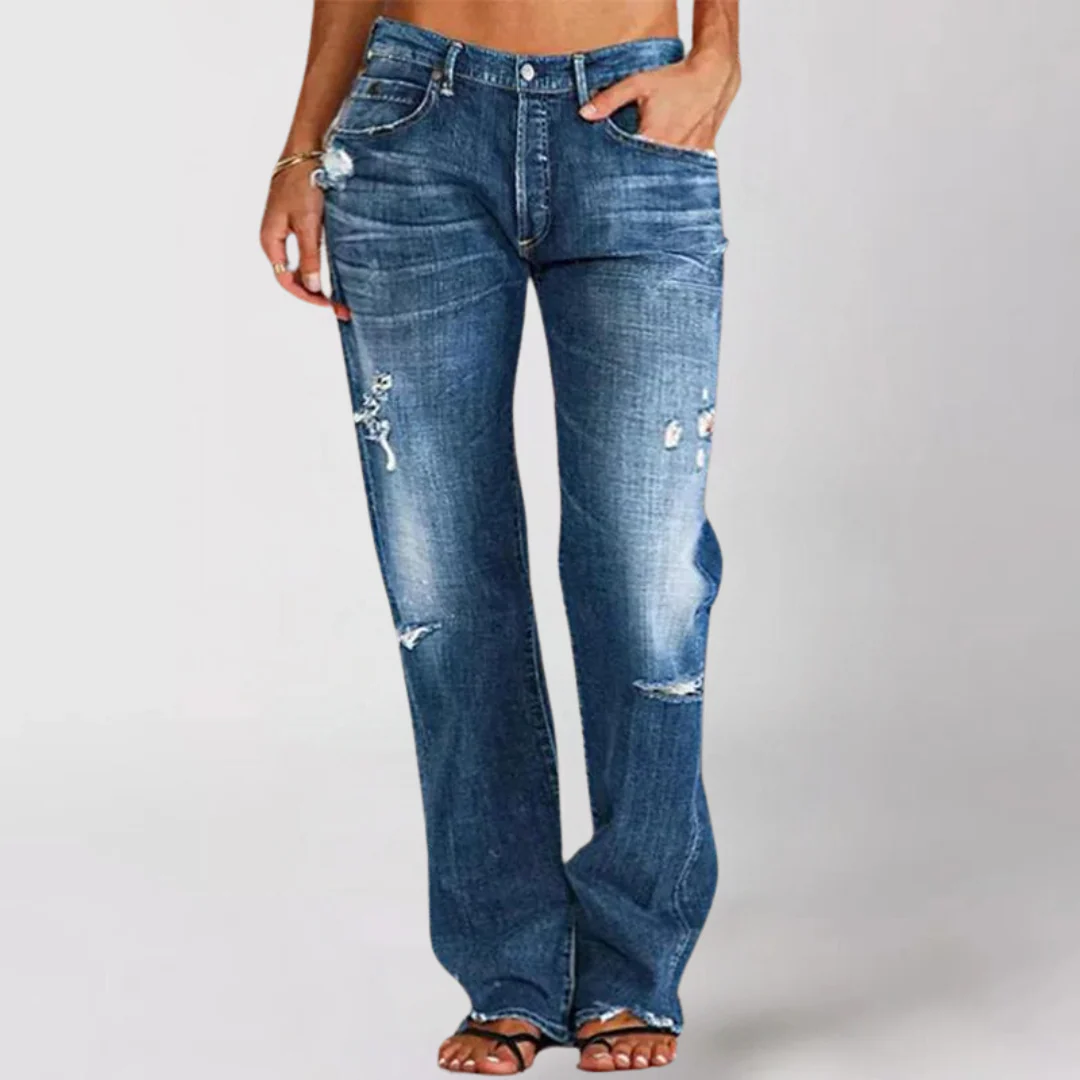 Felicia® | Fashionable Summer Trousers Made Of Denim - Image 4