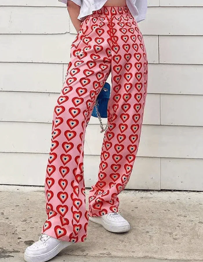 Feliciana® | Quick-Drying Pants With Heart Print - Image 2