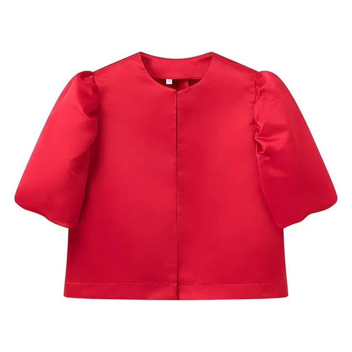 Fernanda® | Elegant Blouse With Puff Sleeves For Women - Image 3