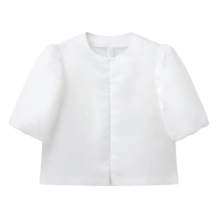Fernanda® | Elegant Blouse With Puff Sleeves For Women - Image 4