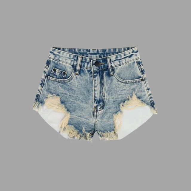 Fernanda® | Jeans-Shorts Im Used-Look Mit Fransendetail - Image 5