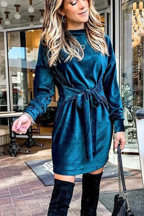 Fernanda® | Round Neck Mini Dress - Image 5