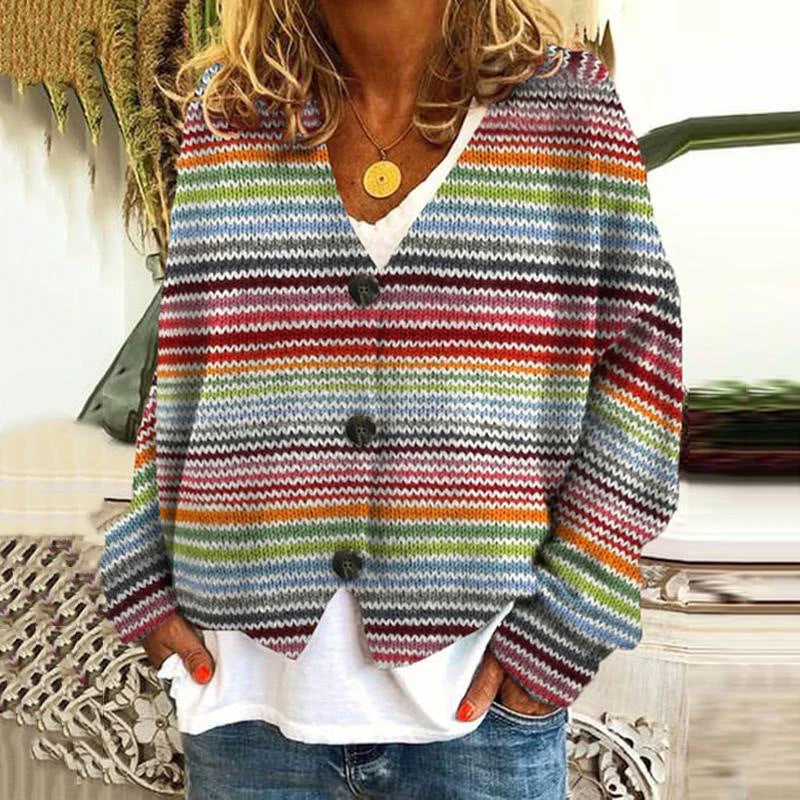 Fien | Soft printed cardigans for women - Image 2