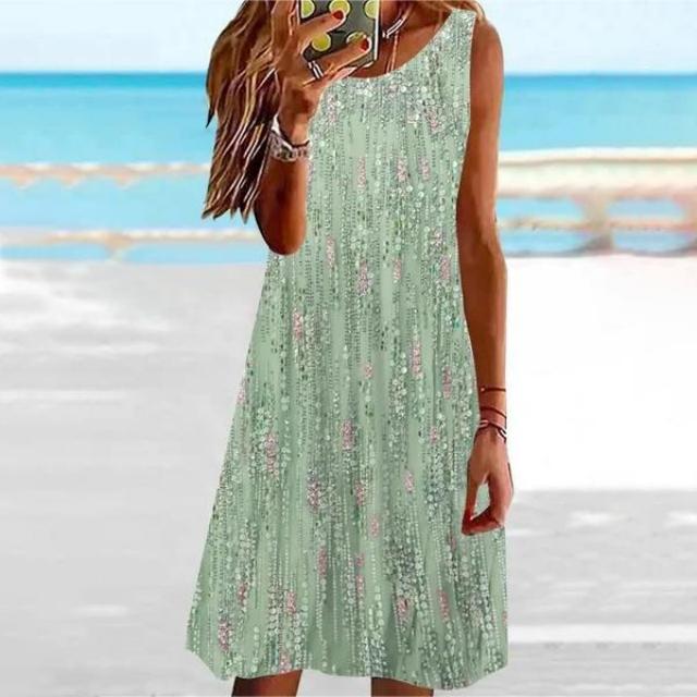 Filomena® | Sleeveless Floral Dress - Image 2