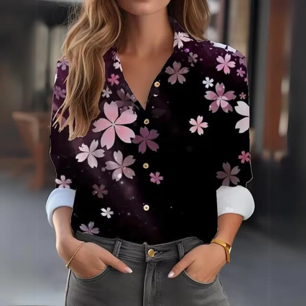 Fina | Elegant floral blouse - Image 2