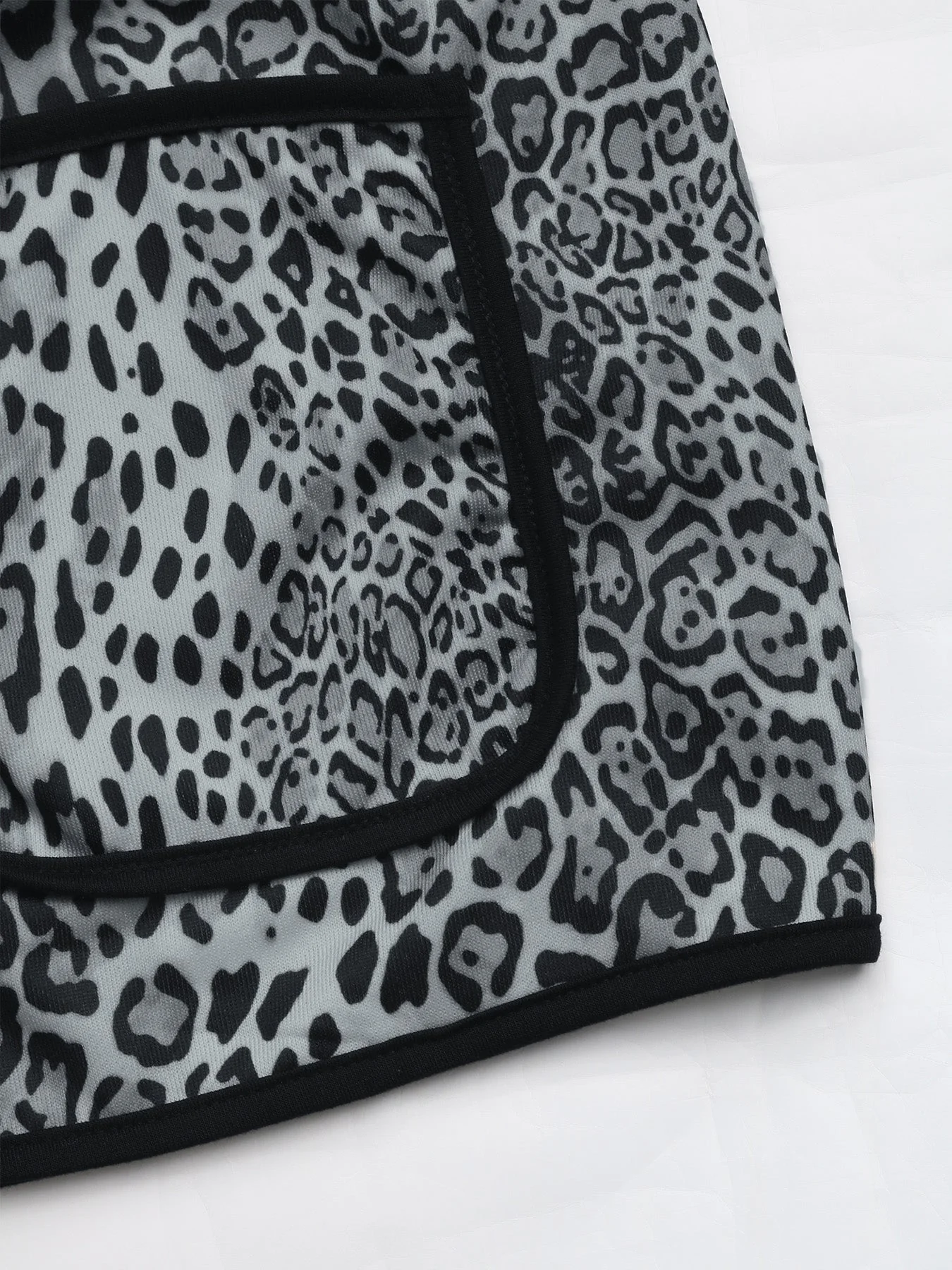 Fiona | Perfee leopard long sleeve open front jacket - Image 10