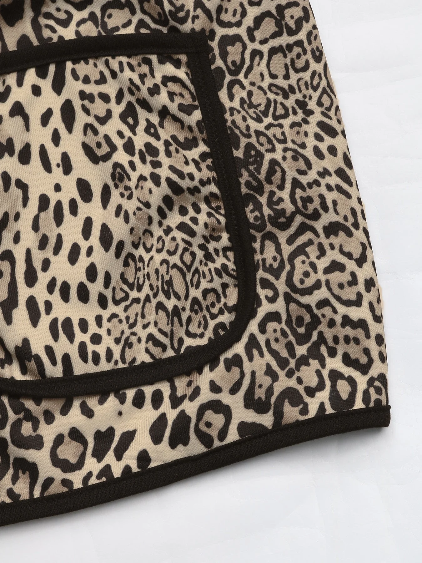 Fiona | Perfee leopard long sleeve open front jacket - Image 14