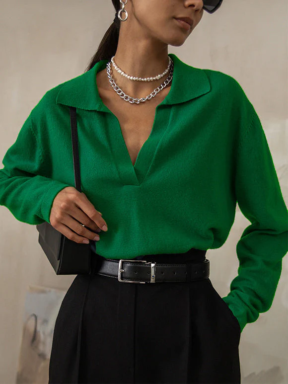 Flavia® | Pull à col and V for women - Image 5