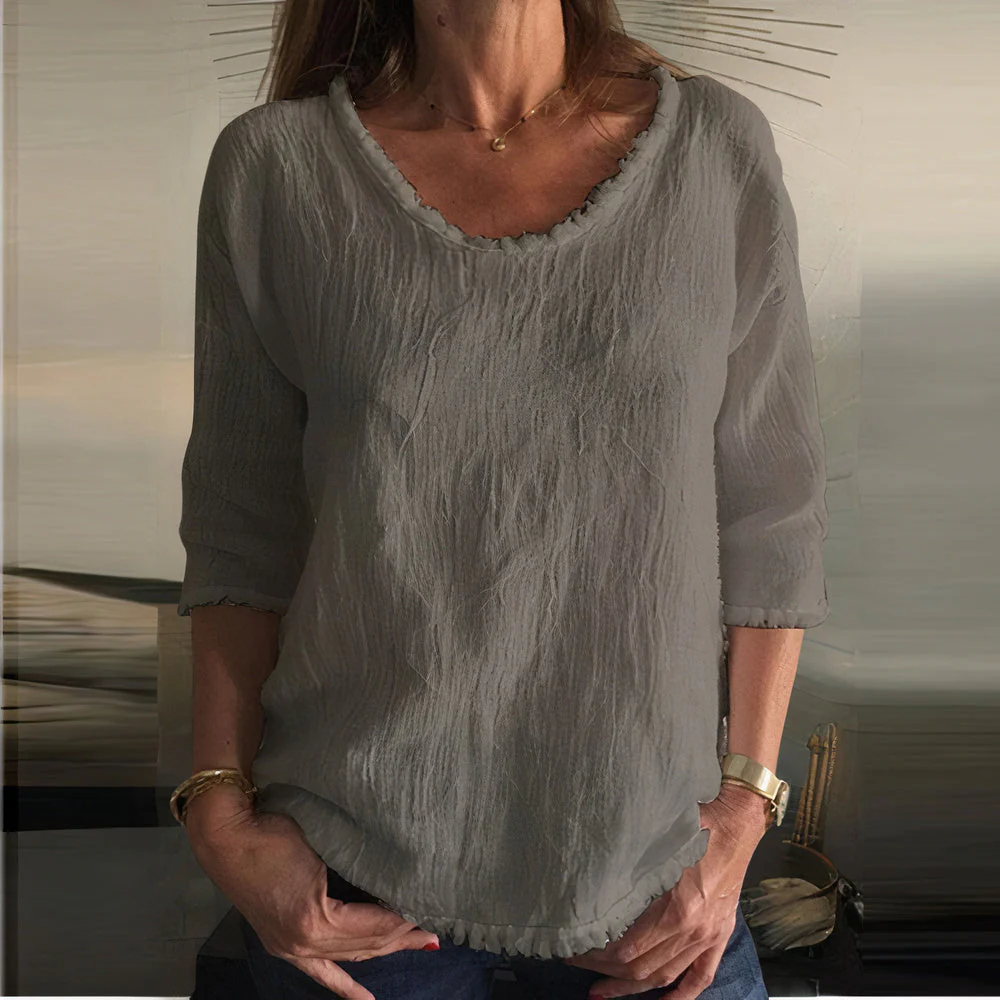 Flor® | Casual Linen Top - Image 3