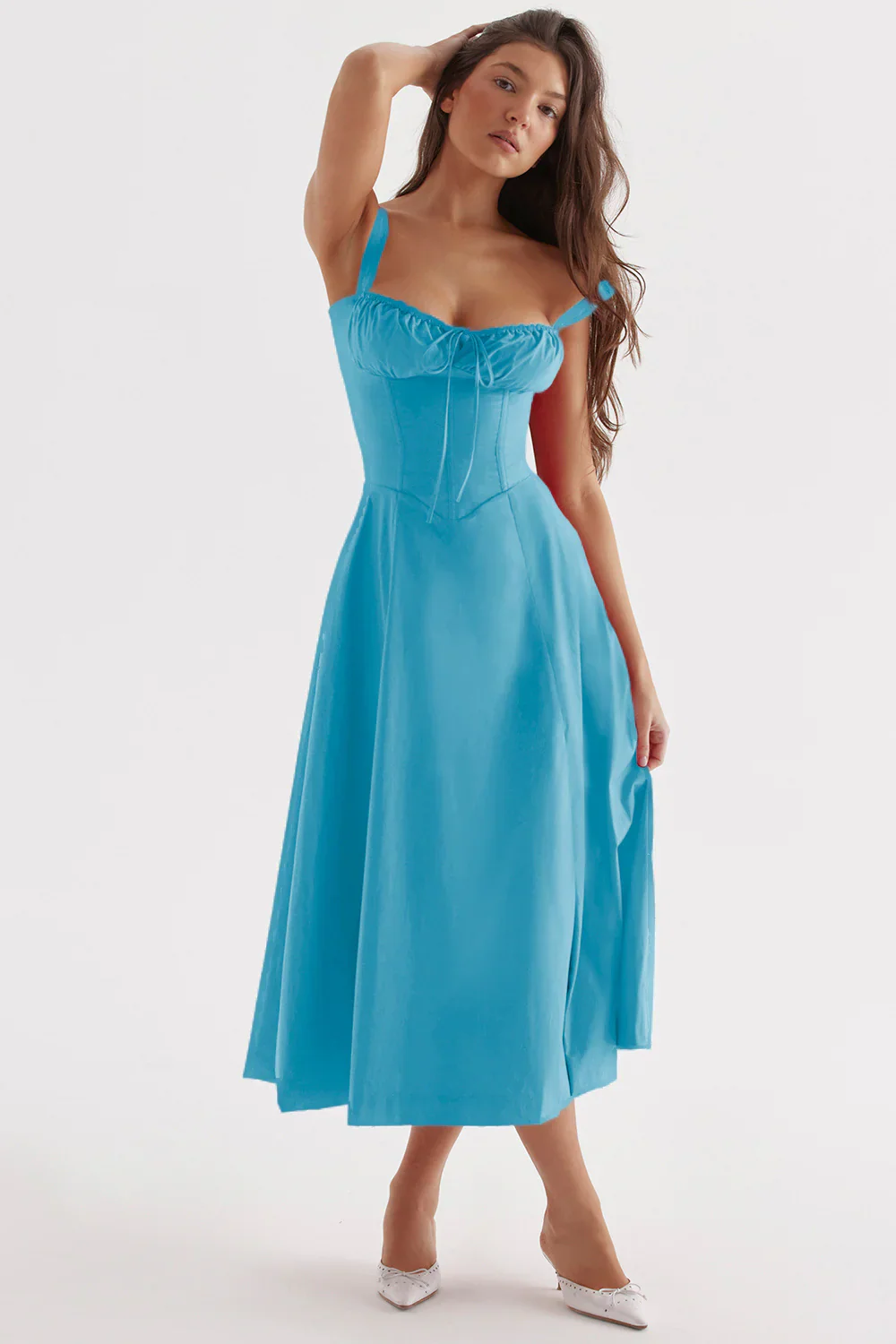 Flor® | Women'S Long Summer Dress Midi - Image 5