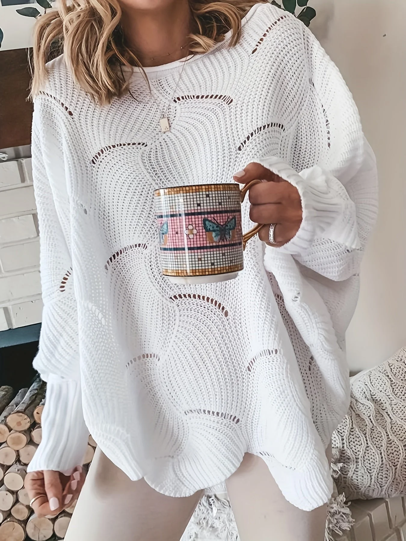 Flor | Women's rib knit sweater