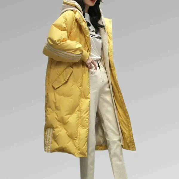 Flor | Elegant long padded jacket - Image 4