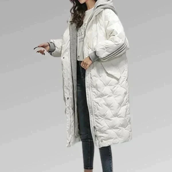 Flor | Elegant long padded jacket - Image 5