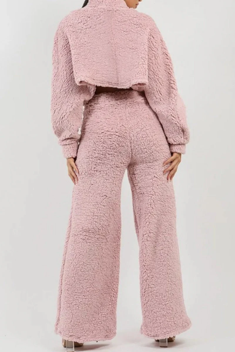 Flora | Casual solid color half turtleneck long sleeve two piece sweater - Image 10