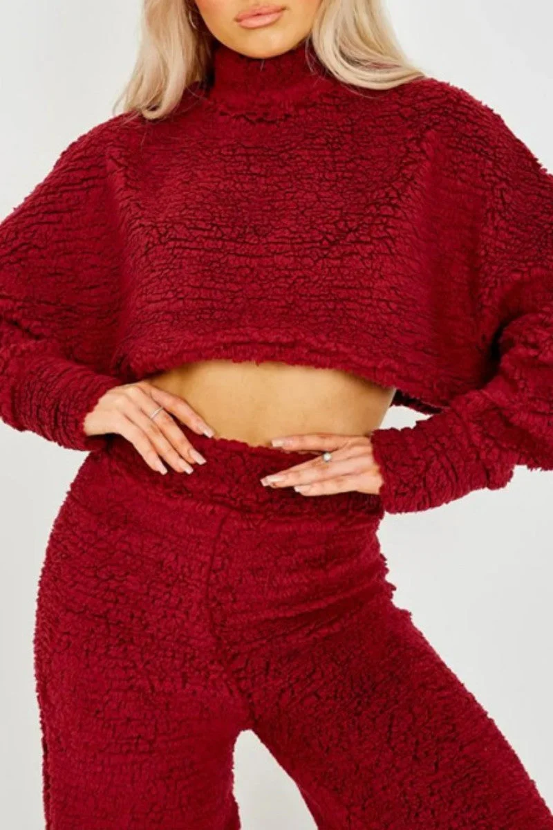 Flora | Casual solid color half turtleneck long sleeve two piece sweater - Image 13