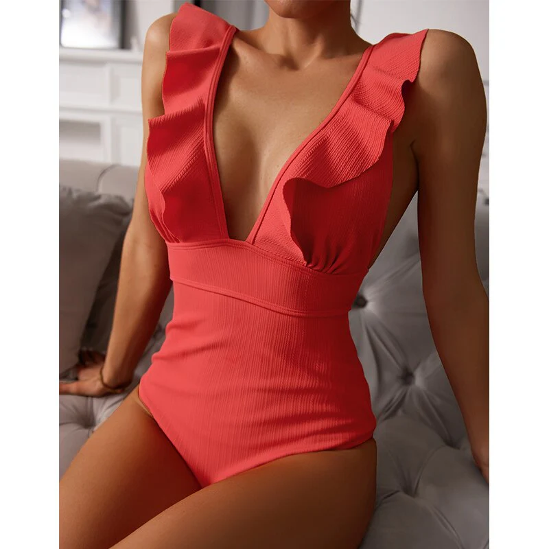 Flora® | Stylish Swimsuit With Ruffles