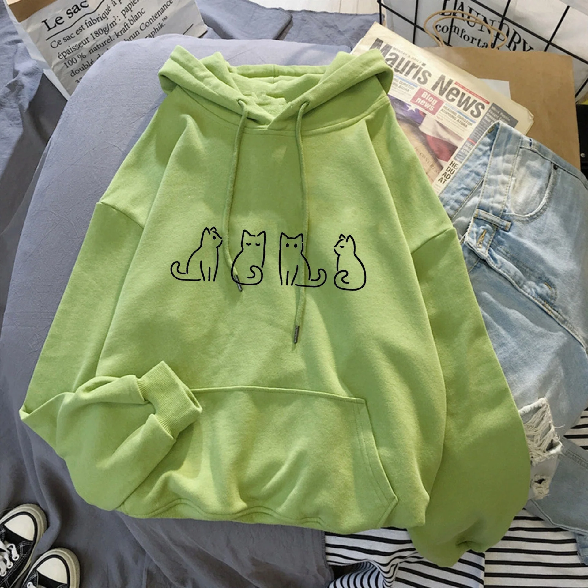 Florencia® | Long sleeve casual hoodie - Image 8