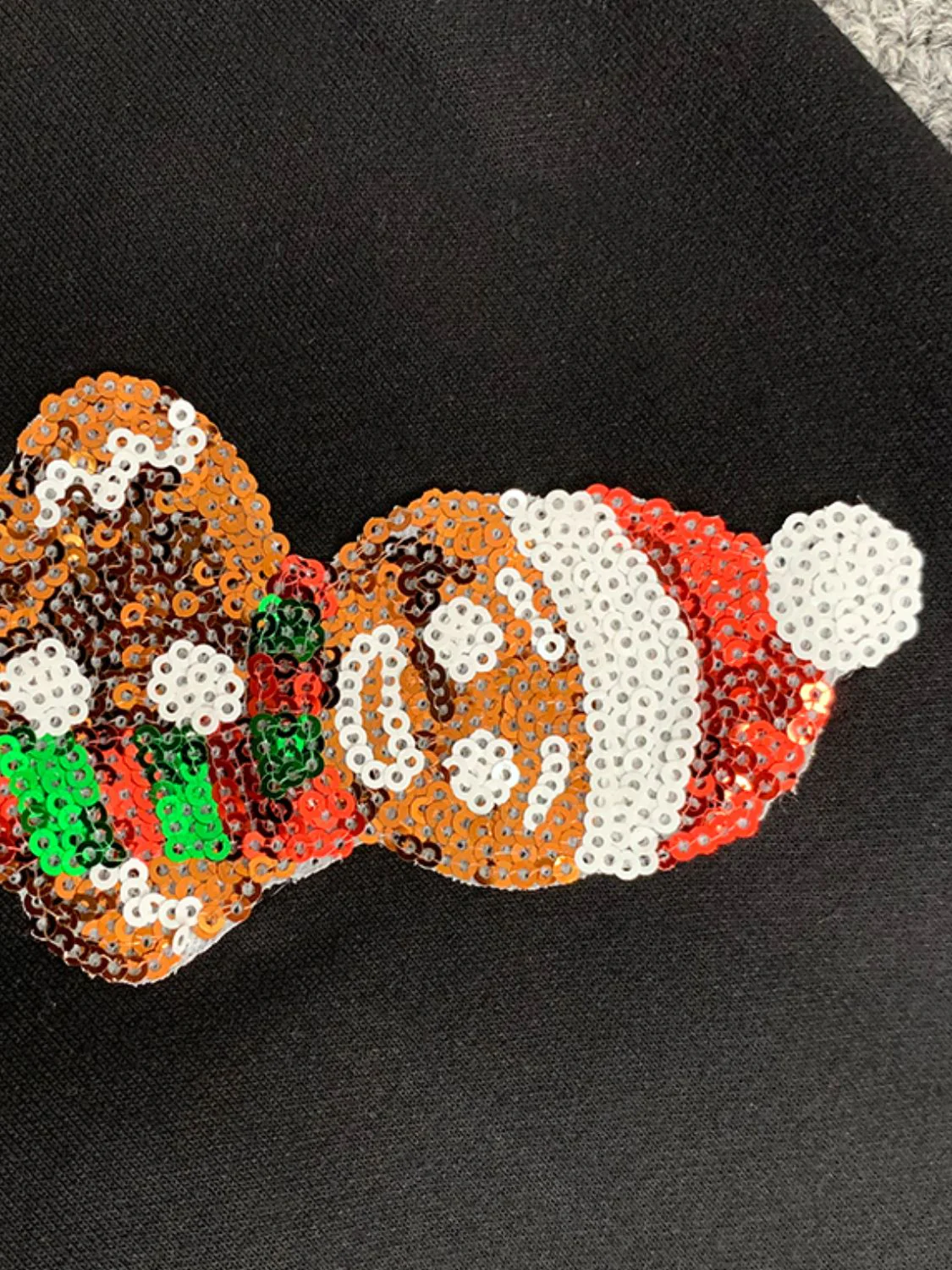 Florencia | Sequin Gingerbread Man Long Sleeve Sweatshirt - Image 5