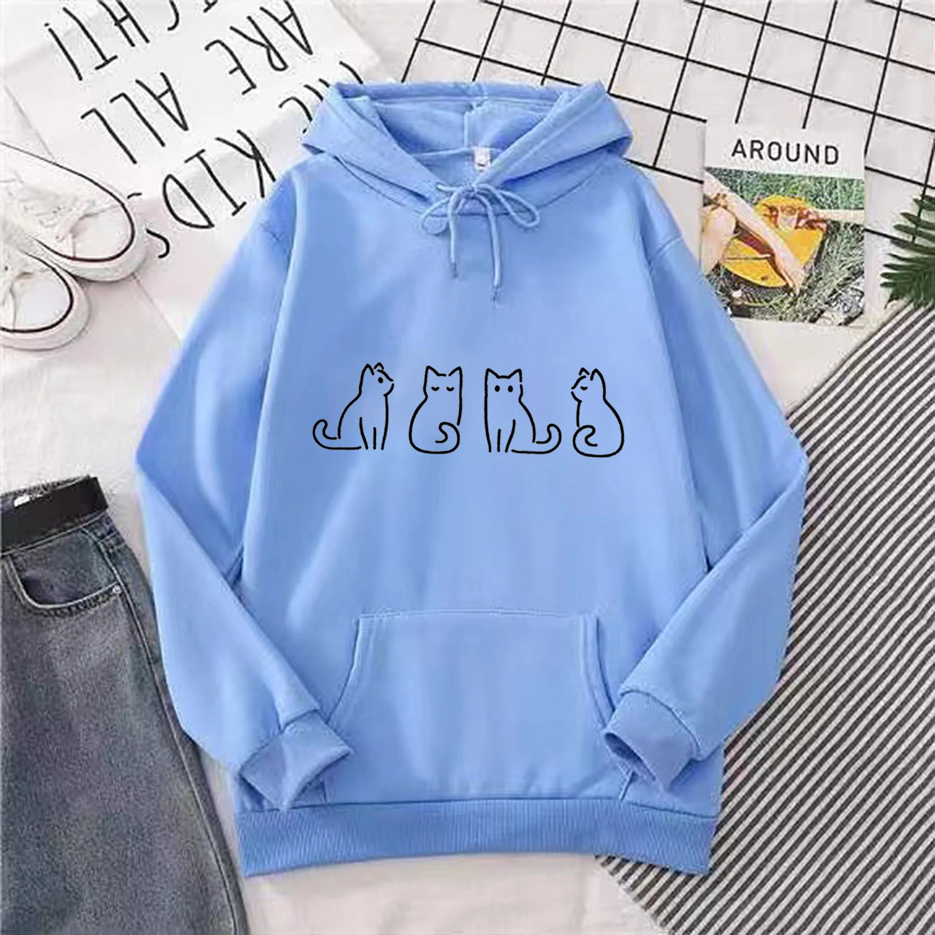 Florencia | Long sleeve casual hoodie - Image 18