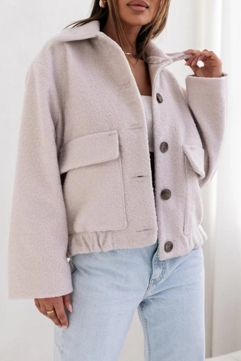 Franca | Street Daily zip turn-down collar long sleeve two-piece suit - Image 5