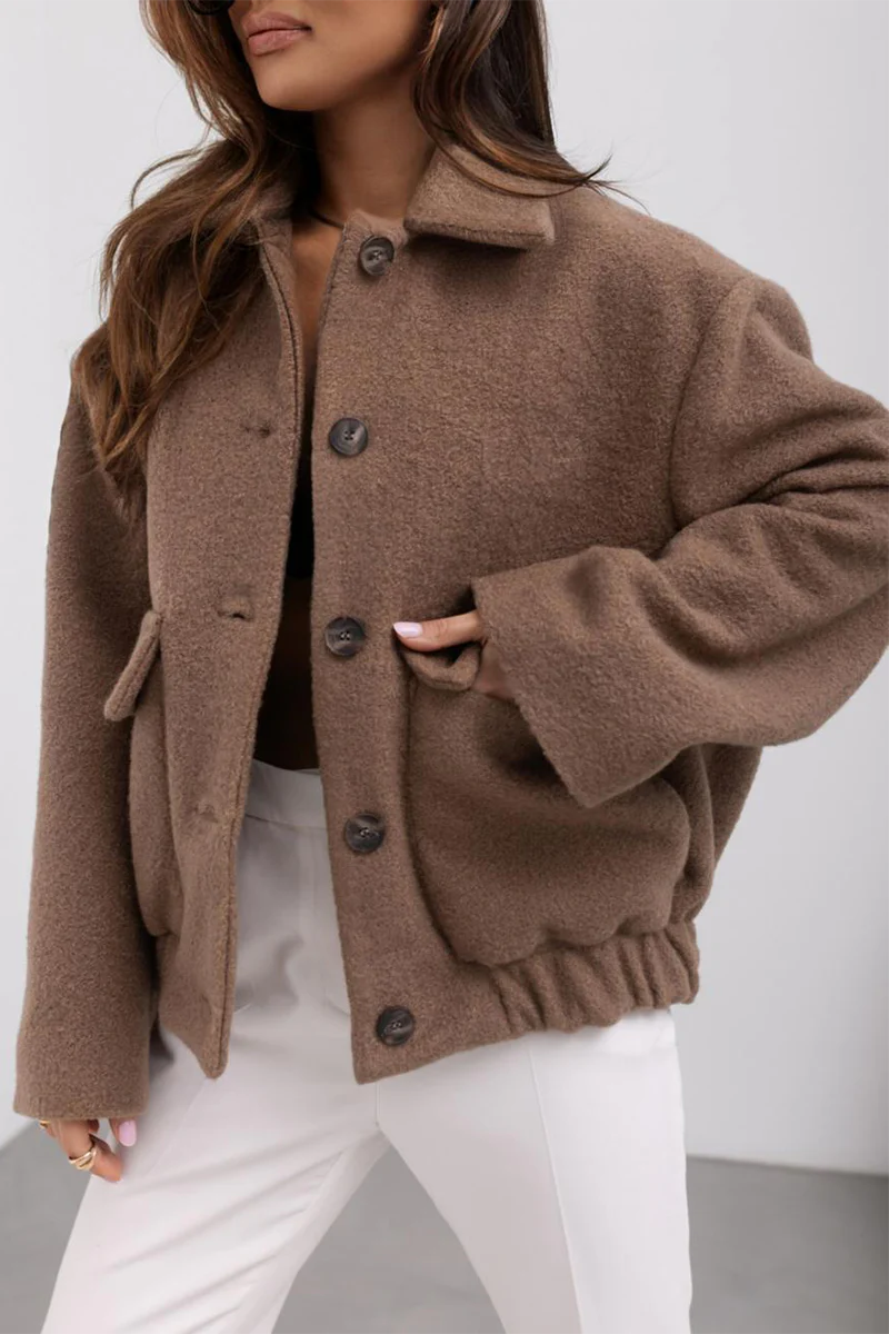 Franca | Street Daily zip turn-down collar long sleeve two-piece suit - Image 7